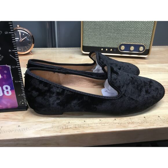 Circus NY by Sam Edelman Crissy Women's 7.5 Black Slip-On Round Toe Flat Loafers - Picture 2 of 7